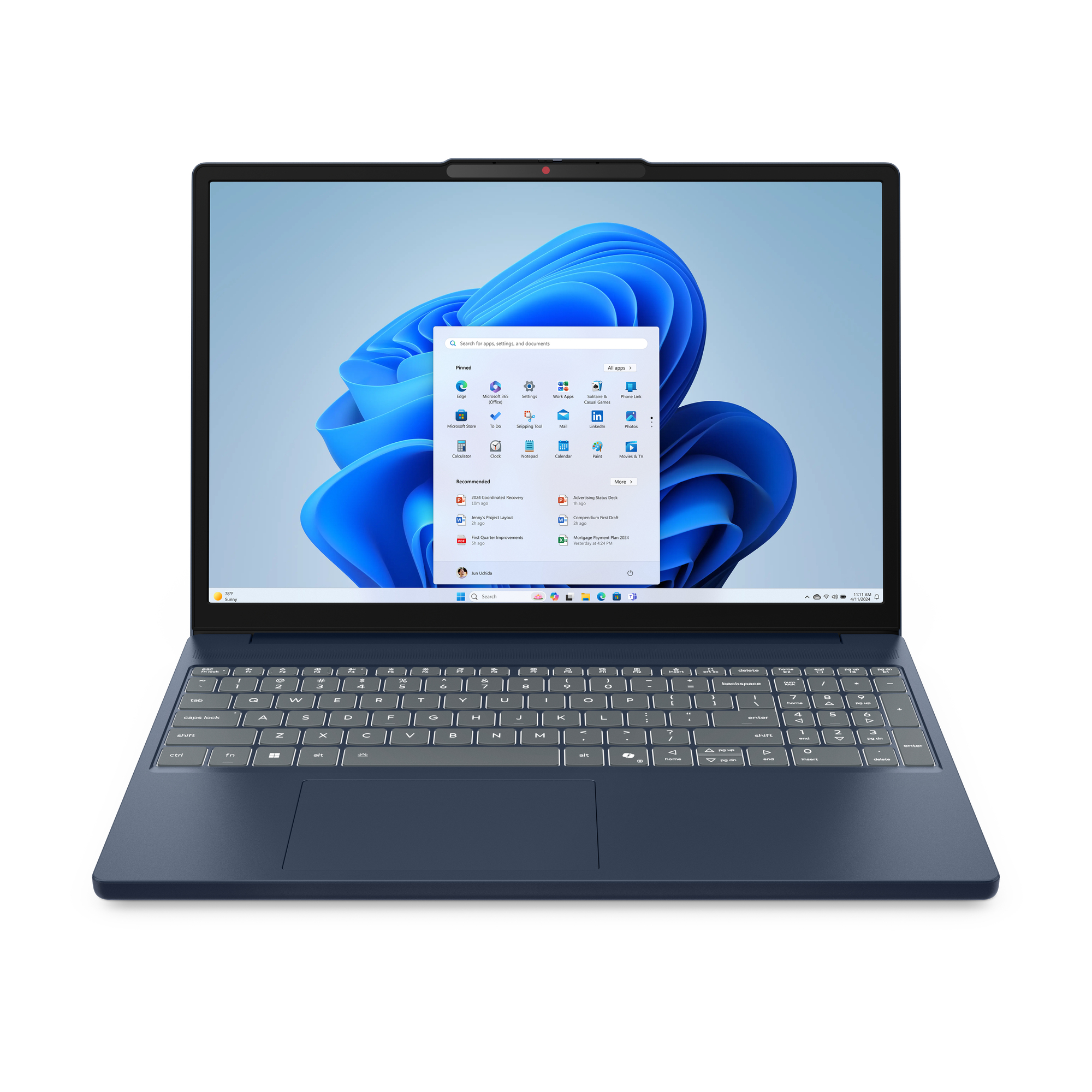 IdeaPad Slim 3 15ARP10 (83K700YRGE) 38,86 cm (15,3") Notebook cosmic blue, 16 GB RAM, 512 GB SSD, Windows 11, 1920 x 1200 Auflösung