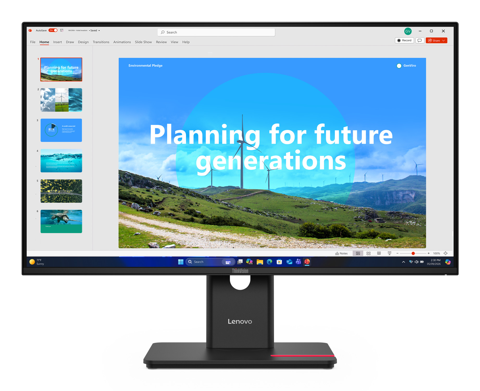Lenovo ThinkVision T27D-40 27 FHD HDMI/DP/USB-C (64D0GAT1EU)