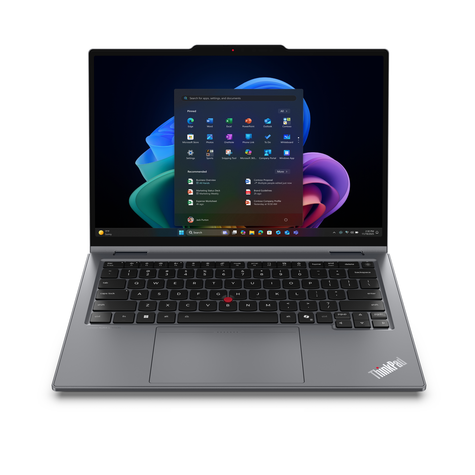 Lenovo ThinkPad X1 2-in-1 Gen 11 Intel® Core™ Ultra 7 355 Convertible Notebook 35,6 cm (14")