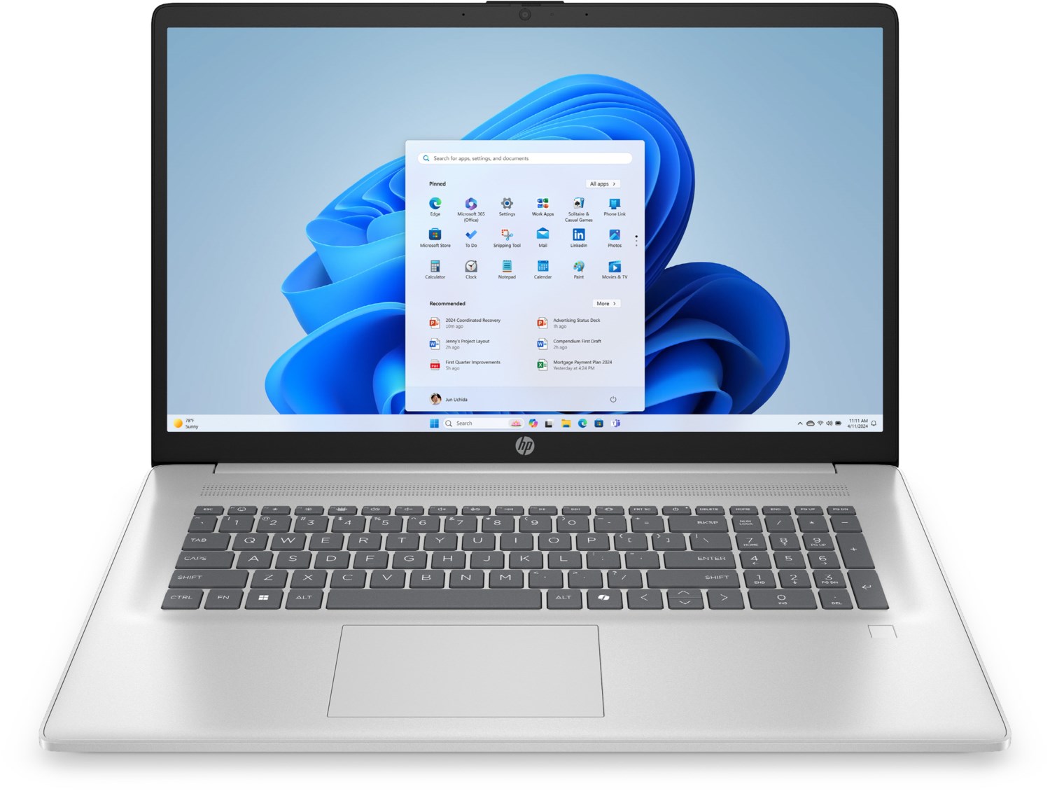 17-cp2653ng (C35PTEA) 43,9 cm (17,3") Notebook natural silver