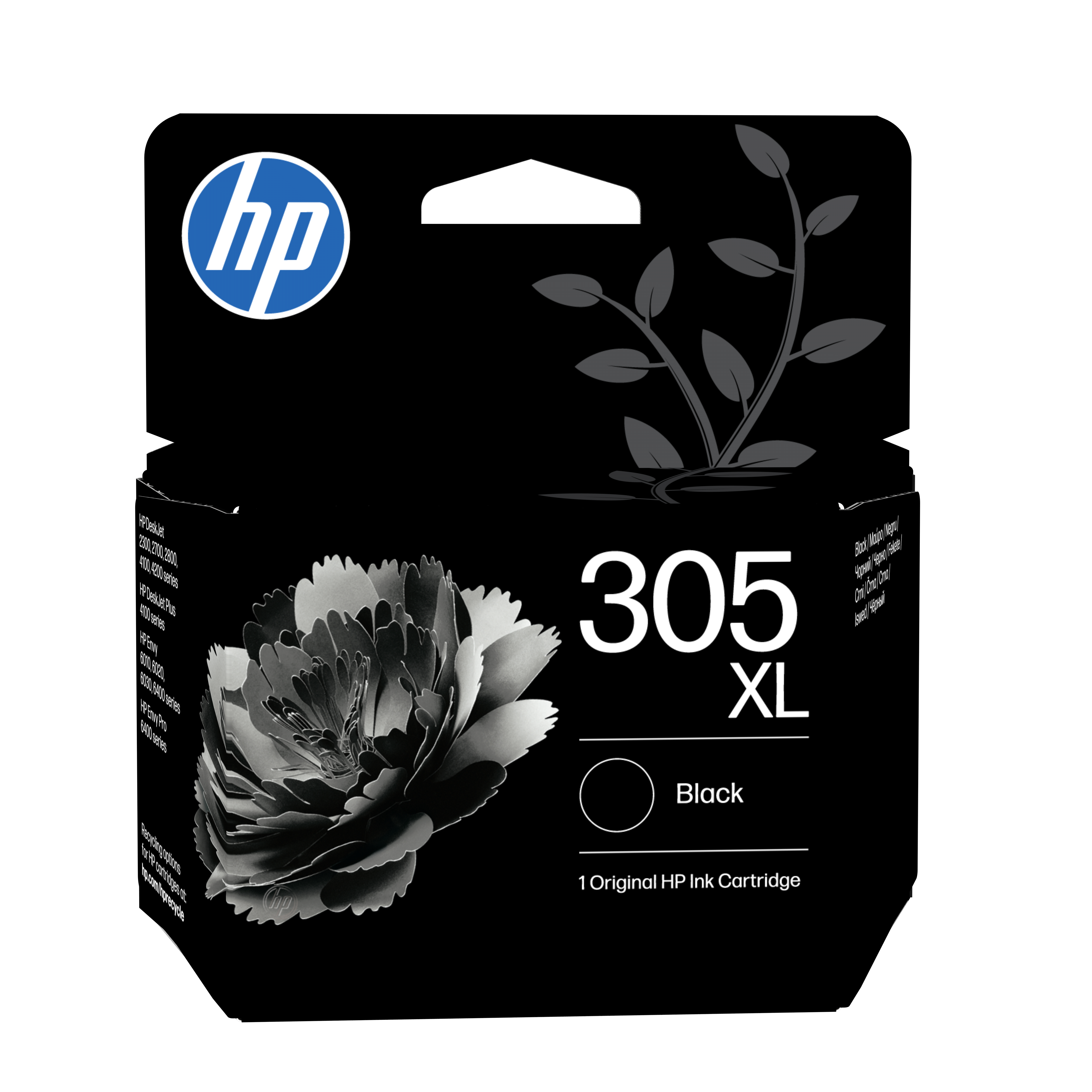 HP 305XL Schwarz Original Druckerpatrone mit hoher Reichweite (3YM62AE#LS1)