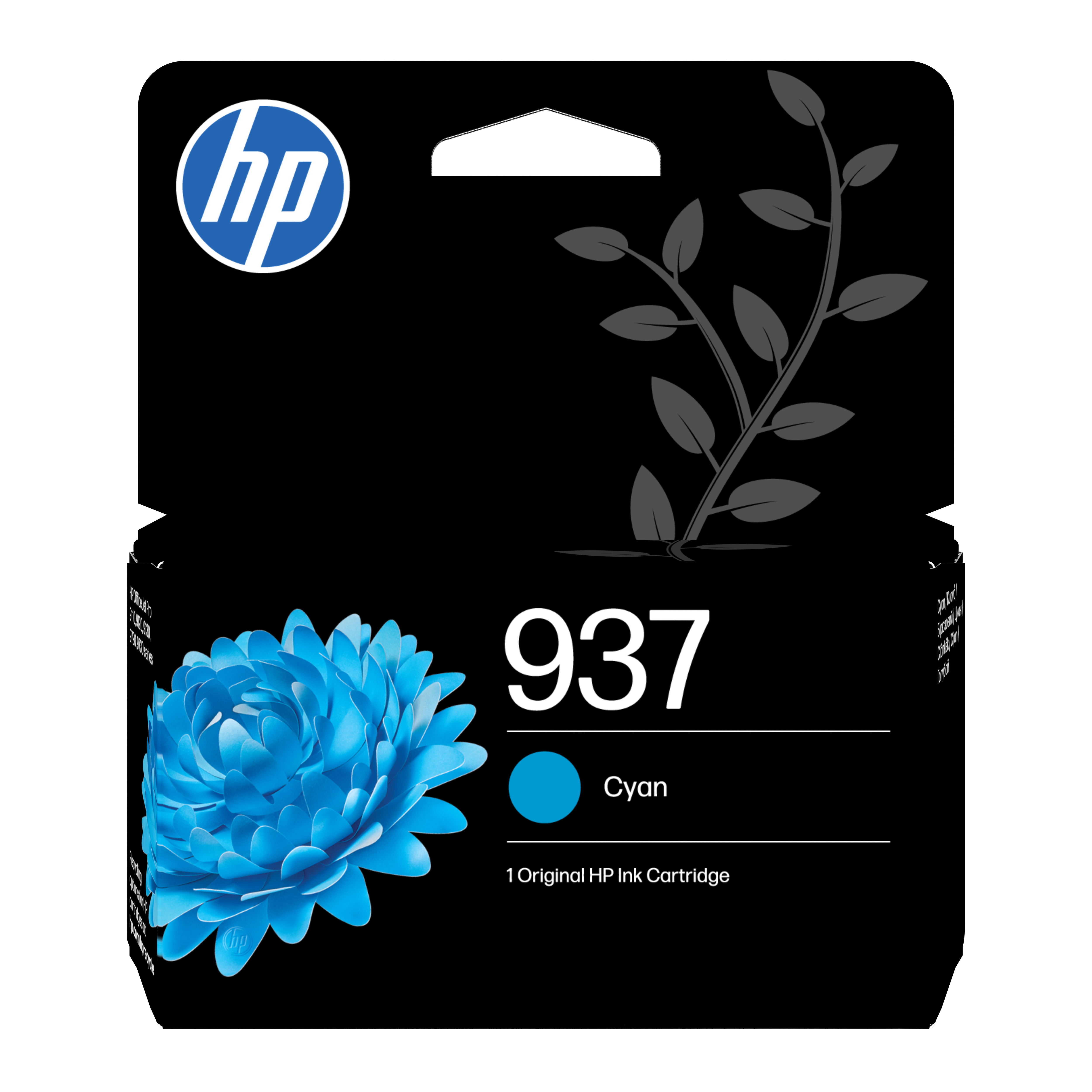HP Tinte cyan 800 S. No.937 ca. 800 Seiten, OJ 9110/9120/9130 (4S6W2NE#LS1)