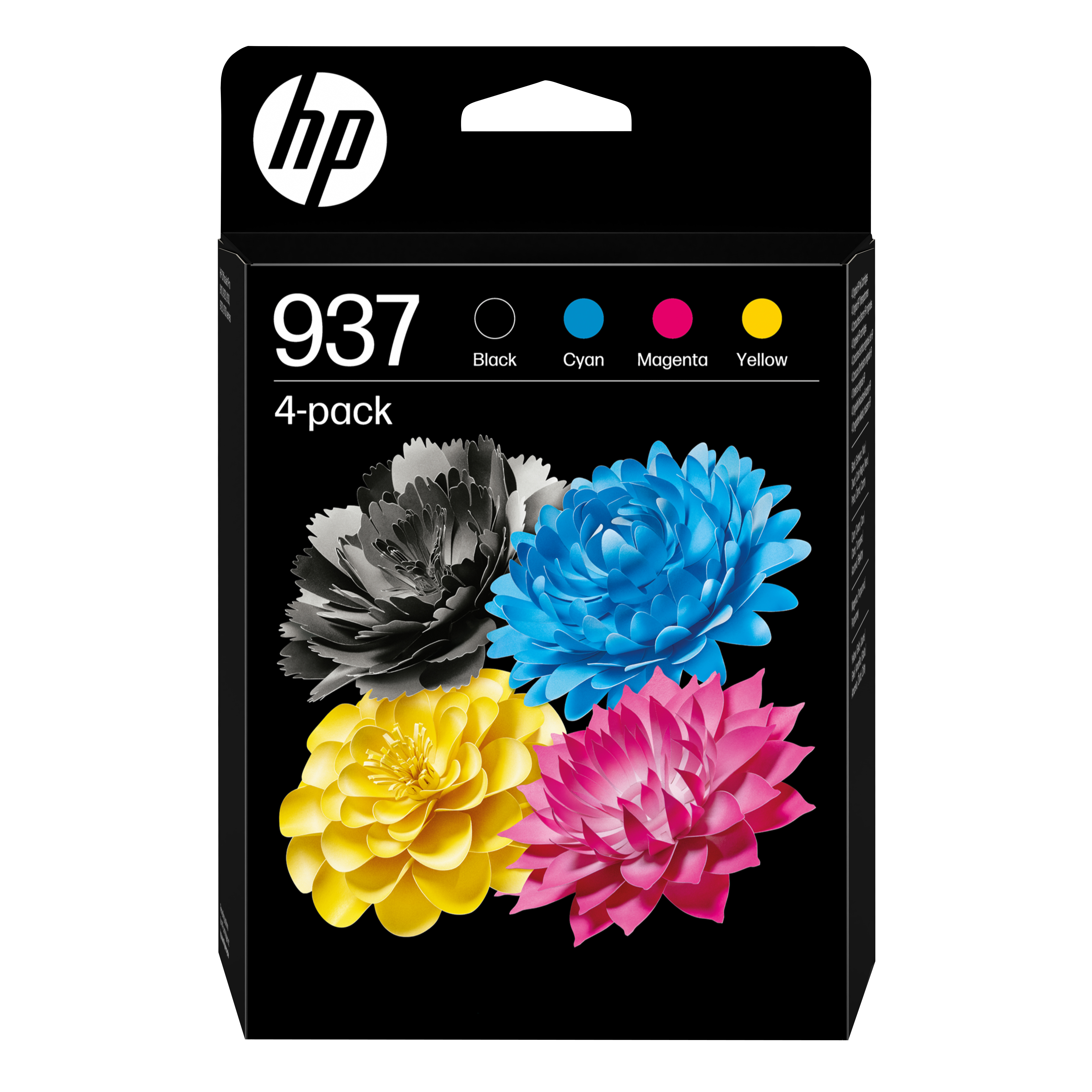 HP Tinte Multipack No.937 schwarz 1250S., c/m/y je ca. 800 S. (6C400NE#LS1)
