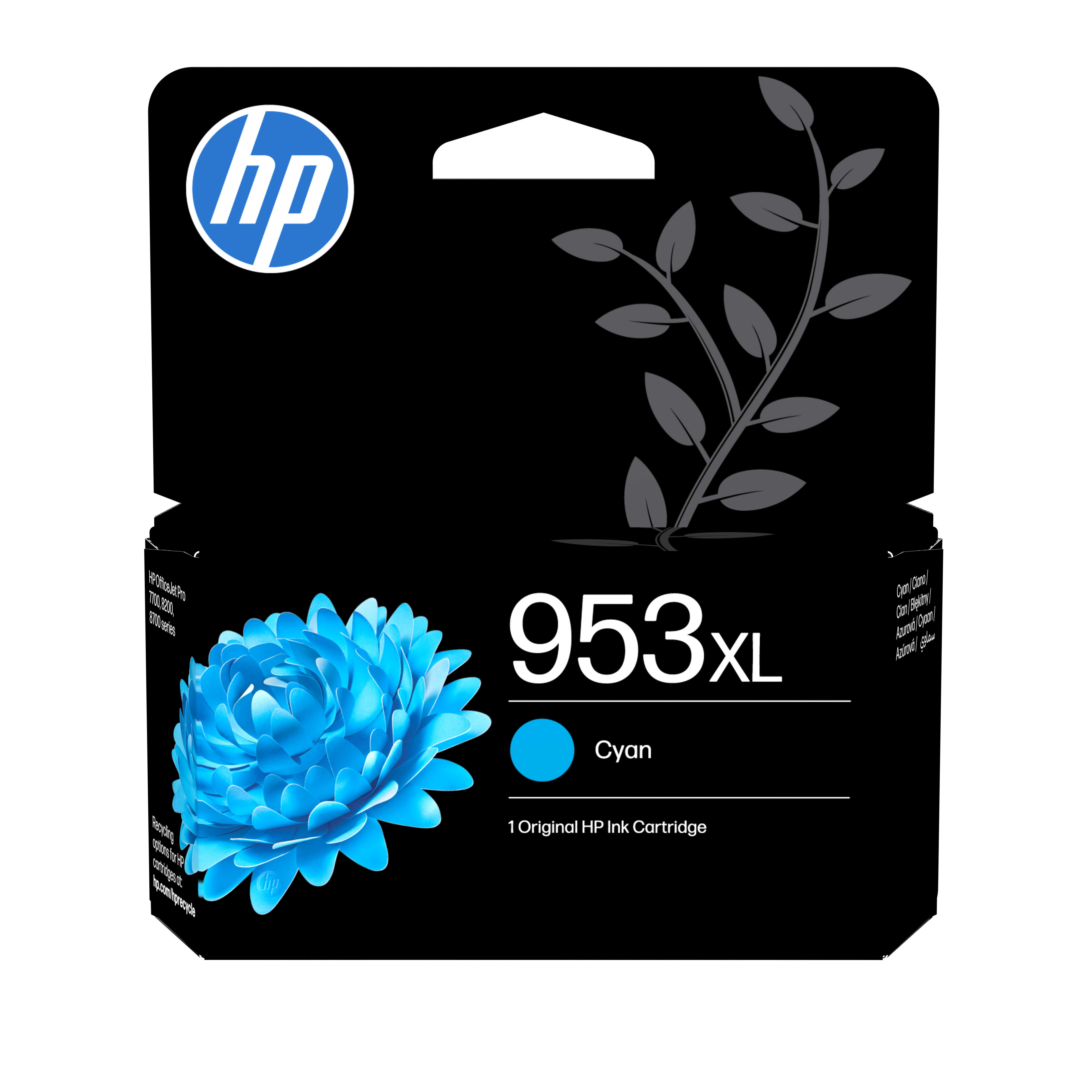 HP INC. HP 953XL HIGH YIELD CYAN ORIGINAL INK CARTRIDGE (F6U16AE#30A)