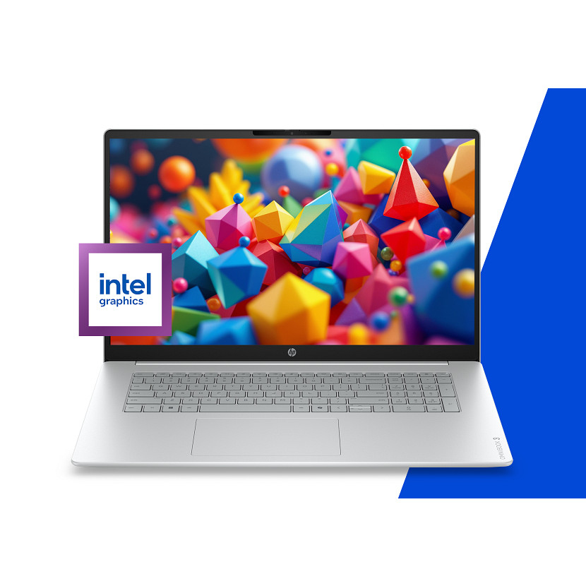 HP 17-cn4452ng D2GZ5EA Notebook 43,9 cm (17,3) 1920x1080 - Intel Core 5 120U - 512GB SSD - HDMI/USB-C - Windows 11 Home - Silber