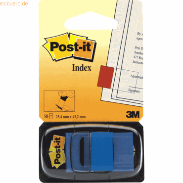Post-it Index Streifen Standard 680-2, blau