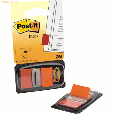 Post-it Index Streifen Standard 680-4, orange