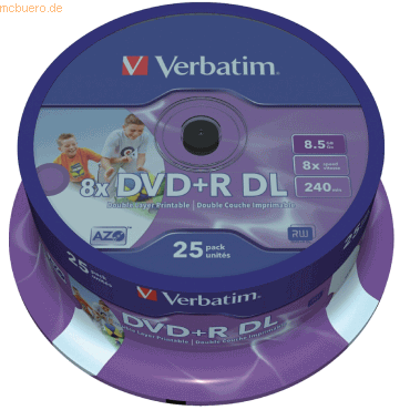Verbatim DVD+R Double Layer 8X 8.5GB