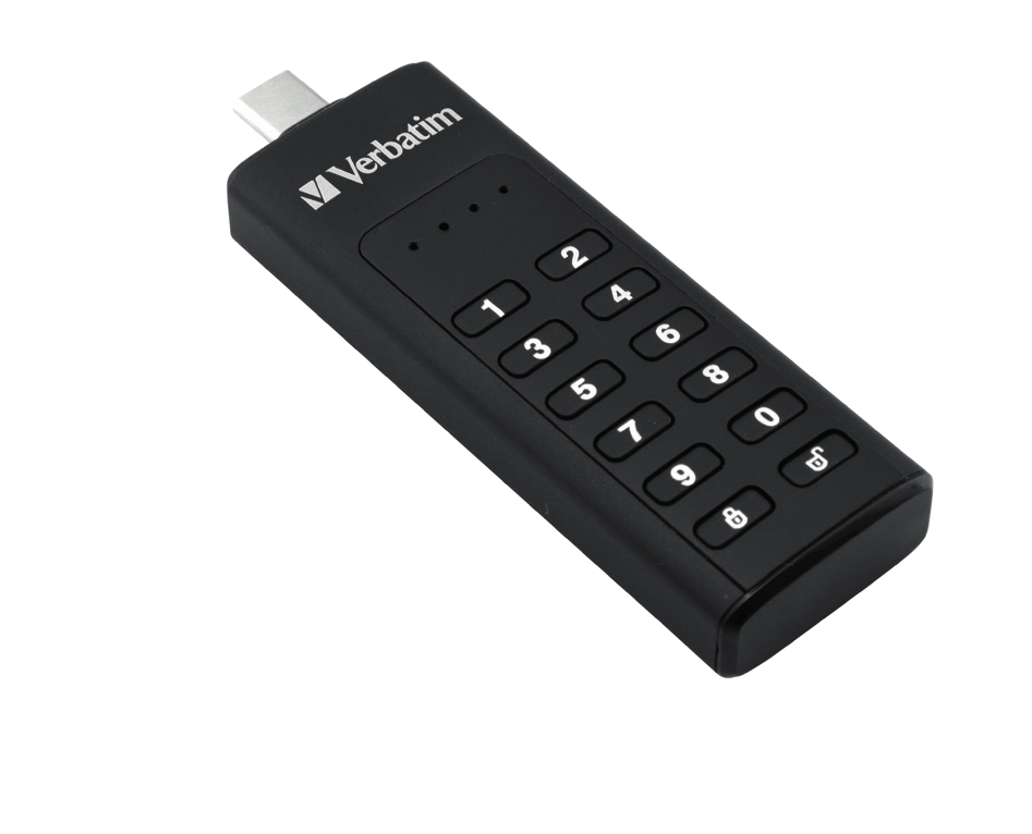 Verbatim Keypad Secure 128GB USB 3.1 Gen 1 USB-C (49432)