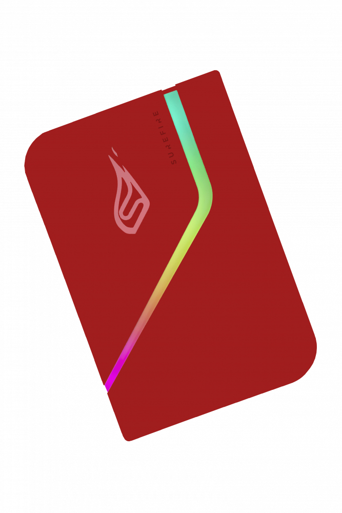 SureFire PyroDrive Gaming 1 TB Externe SSD USB-C® (USB 3.2 Gen 1) Rot 53693 (53693)