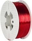 Verbatim - Durchsichtig rot - 1 kg - PTEG-Filament (3D)