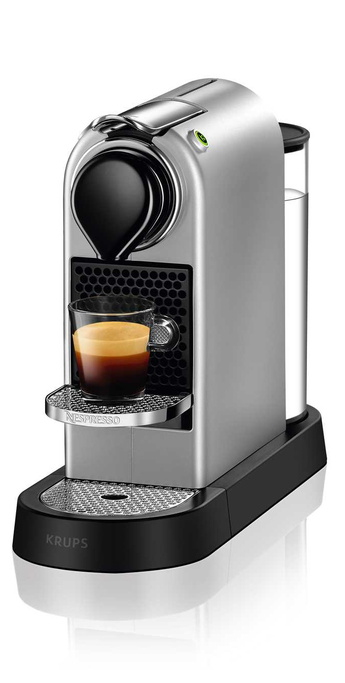 Krups Nespresso CitiZ XN741B10 - Kaffeemaschine - 19 bar - Silber
