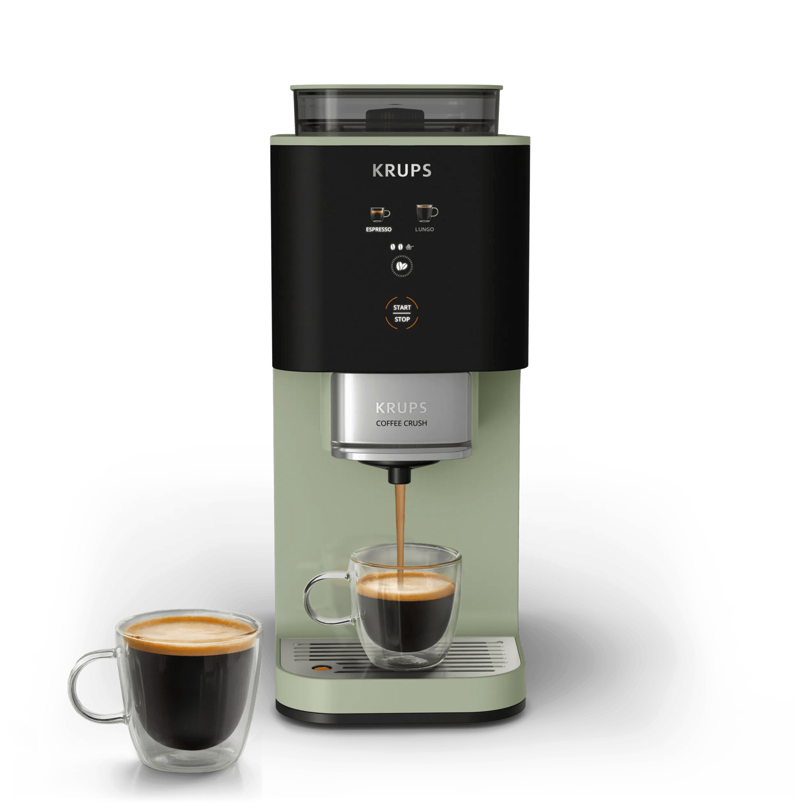 Krups Coffee Crush SA401LE0 Kaffeevollautomat Grün 1.8l