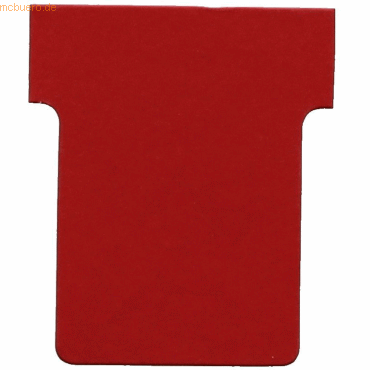 5 x Nobo T-Karte Gr. 1,5 VE=100 Stück rot