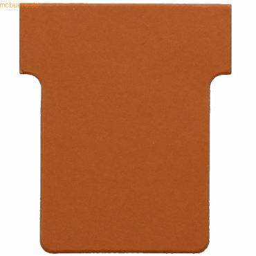 5 x Nobo T-Karte Gr. 1,5 VE=100 Stück orange