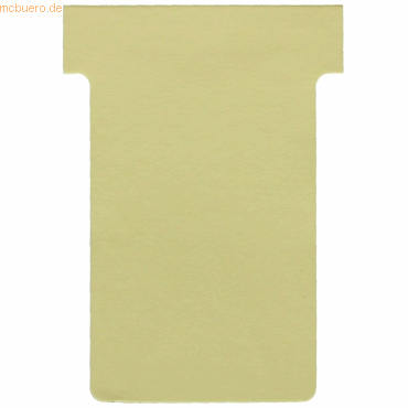 5 x Nobo T-Karte Gr. 2 VE=100 Stück beige