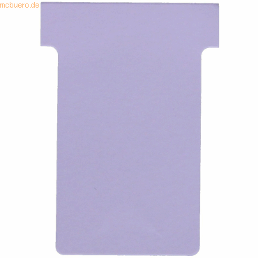 5 x Nobo T-Karte Gr. 2 VE=100 Stück violett