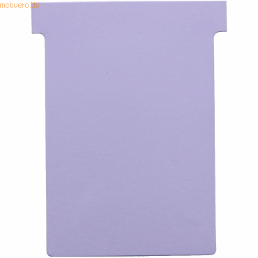 5 x Nobo T-Karte Gr. 3 VE=100 Stück violett