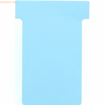 10 x Nobo T-Karte Gr. 2 VE=100 Stück blau