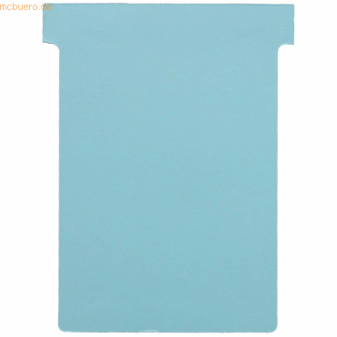 Nobo T-Karte Gr. 3 VE=100 Stück Blisterverpackung blau