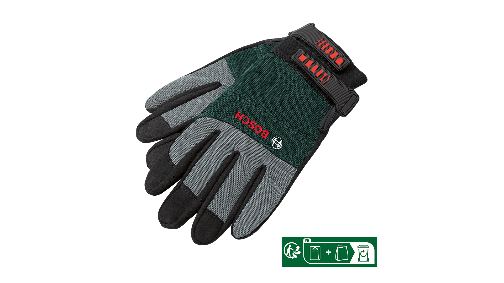 BOSCH Home & Garden unisex Gartenhandschuhe grün Größe 8, 1 Paar