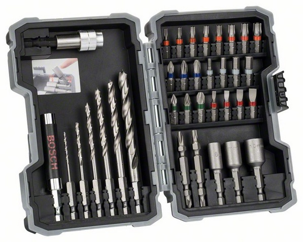 BOSCH Bohrer- und Bit-Set 35-teilig