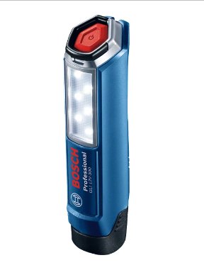 BOSCH Professional GLI 12V-300 LED Taschenlampe blau 18,2 cm, 300 Lumen, 12,0 V