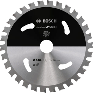 AKTION: BOSCH PRO Steel Kreissägeblatt 140,0 mm, 30 Zähne, 1 St. mit Prämie nach Registrierung