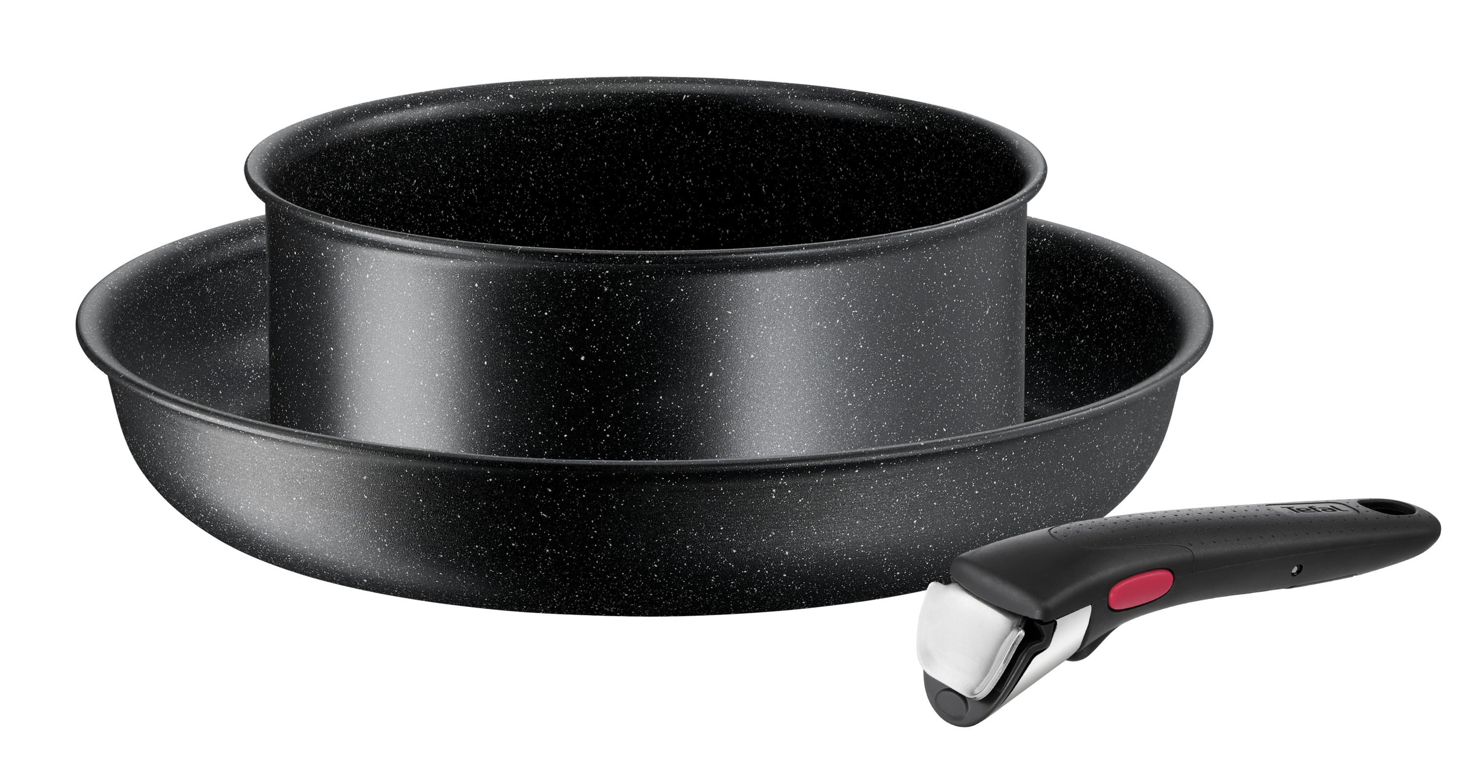 Tefal® Pfannen-Set INGENIO BLACK STONE schwarz 3-tlg., 1 Set (L39993)