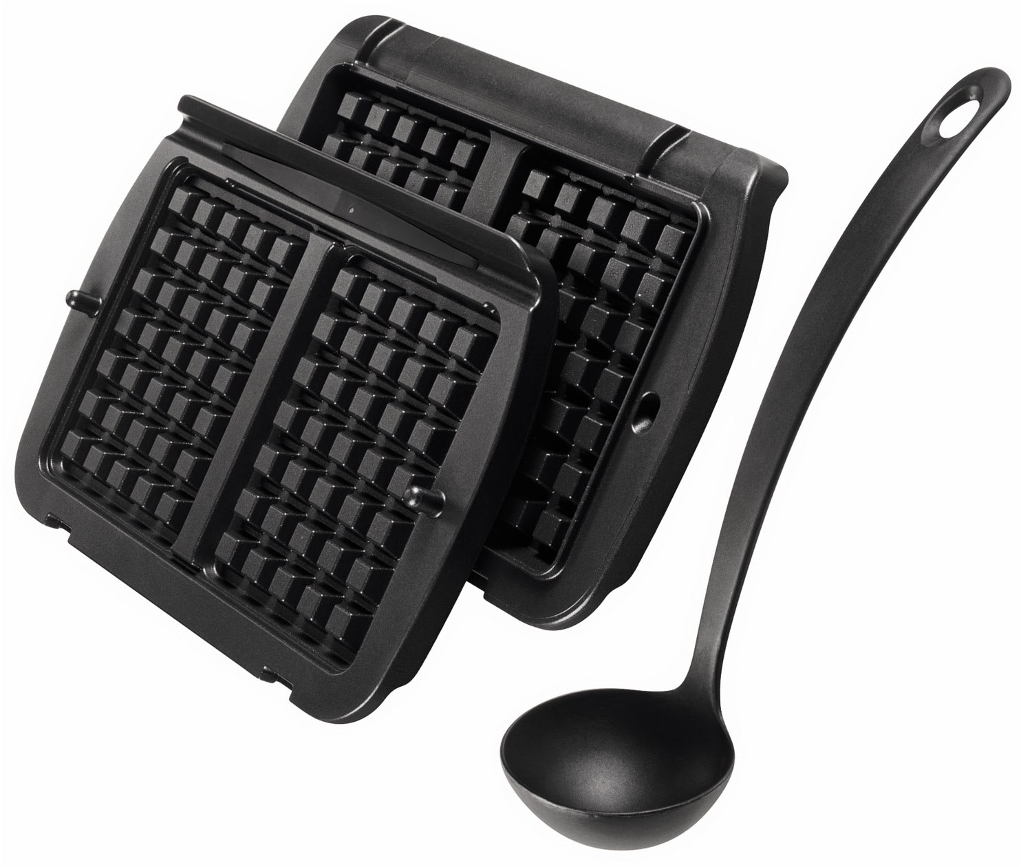 XA7248 Waffelplatten OG+ & Elite Waffeleisen-Austauschplatte schwarz