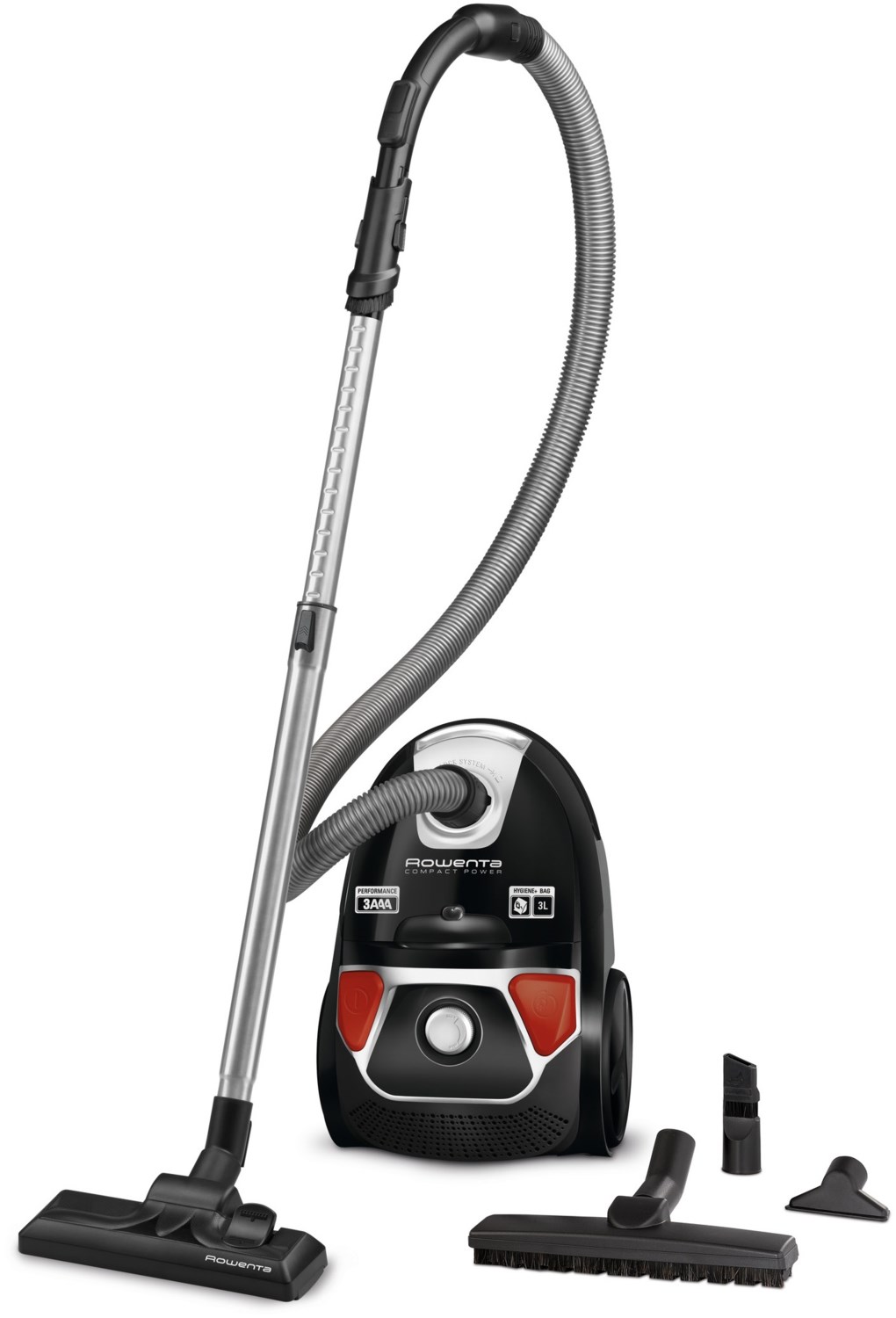 RO3955 Compact Power Bodenstaubsauger schwarz