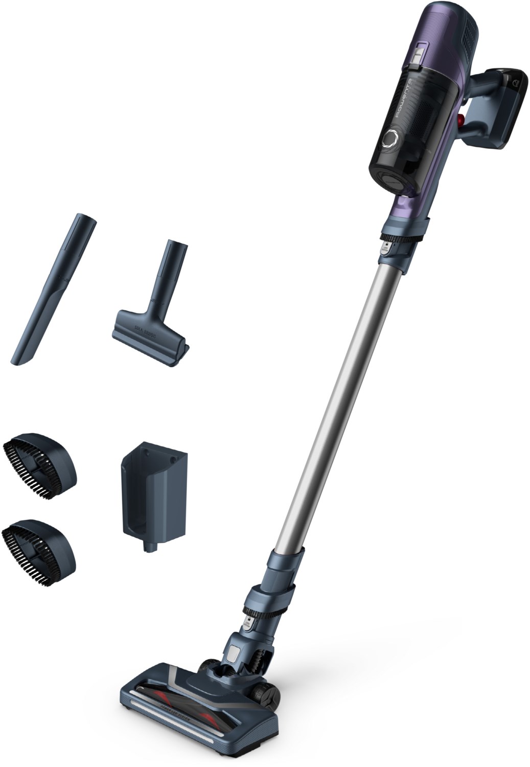 RH6837 X-Pert 6.60 Essential Akku-Stielsauger lila/grau/aluminium