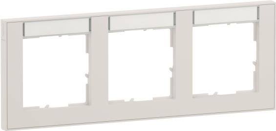 Legrand SEANO+3f Rahmen 765893horizontal m.Beschriftungsfeld (765893)