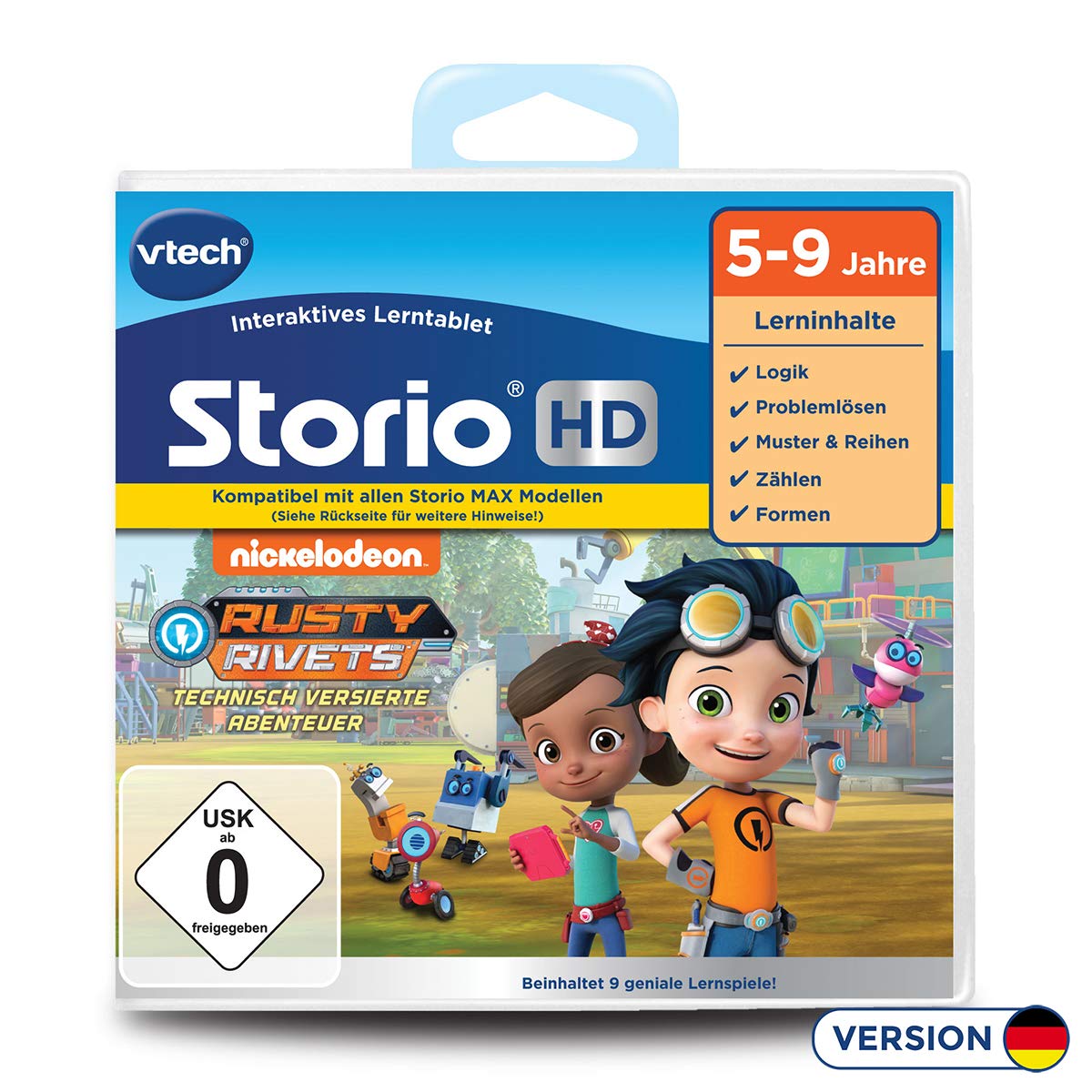 Sonstiges - Vtech 80-271304 Rusty Rivets HD Lerntablet; Tablet für Kinder; Kindertablet #mehrfarbig [Vtech] (mit OVP) (sehr guter Zustand) (gebraucht)