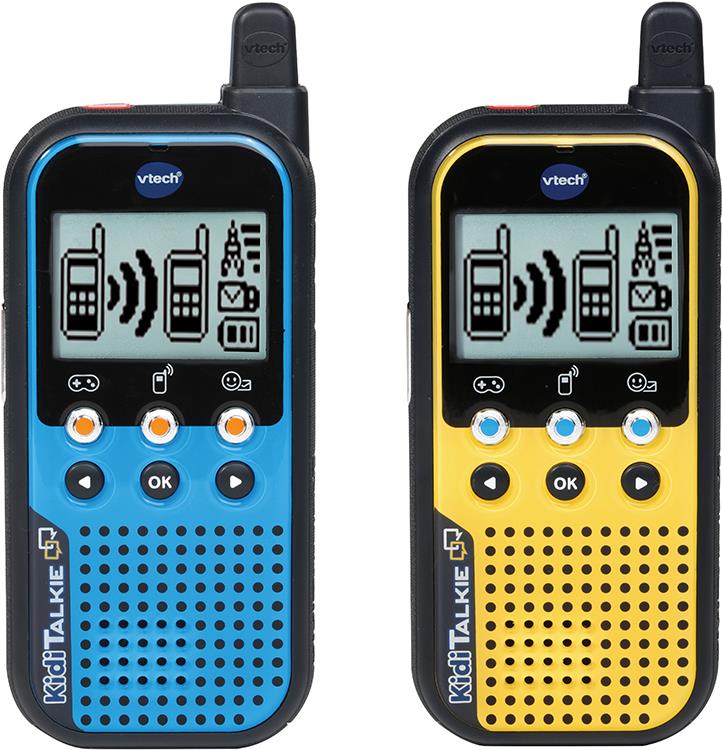VTech KidiTalkie - Walkie-Talkie für Kinder - 4 Jahr(e) - 270 g - Blau - Gelb (80-518564-004)