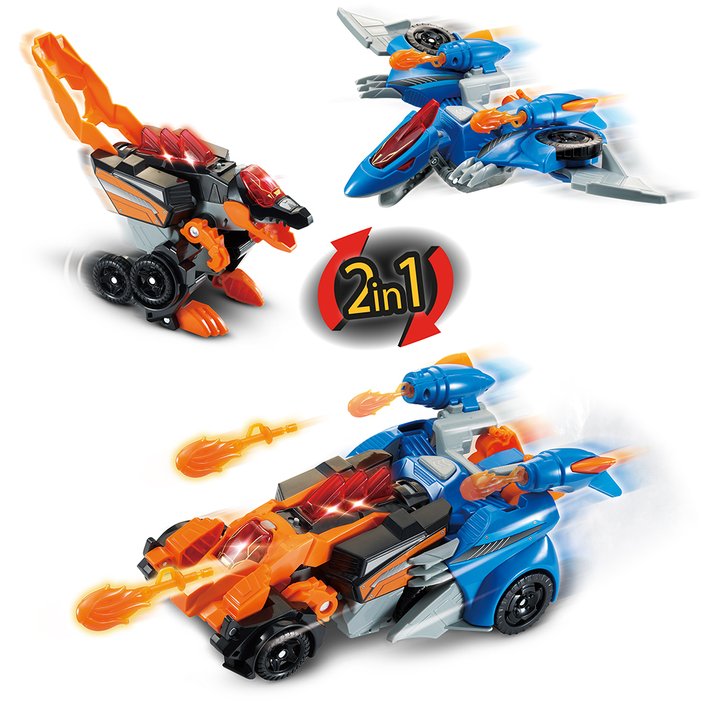 vtech® Elektrospielzeug Switch & Go Dinos - 2in1 Spinosaurus & Pterodaktylus mehrfarbig