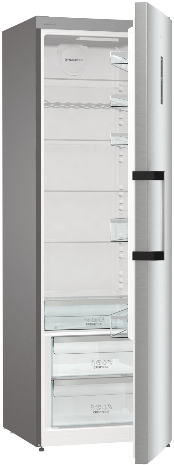 R619DAXL6 Standkühlschrank grau metallic
