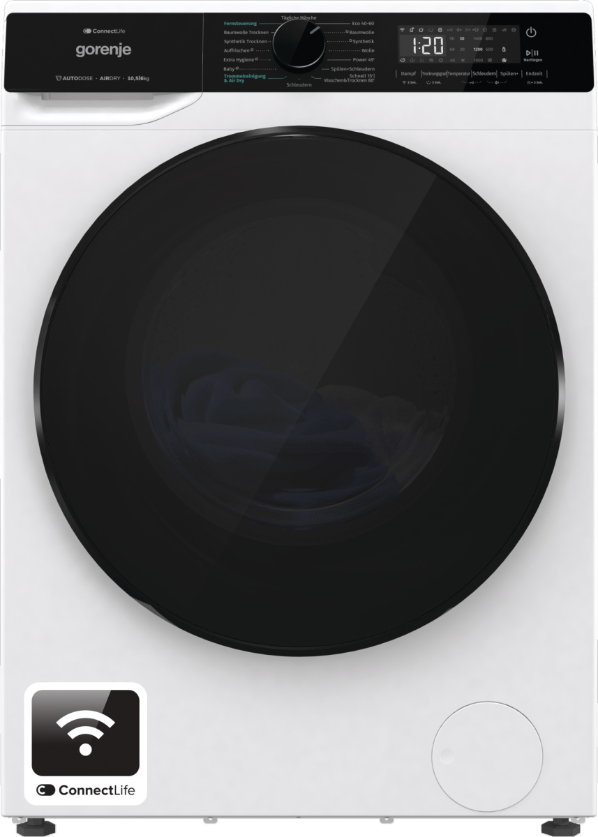 WD2PA1X64ADAAW/DE Stand-Waschtrockner weiß