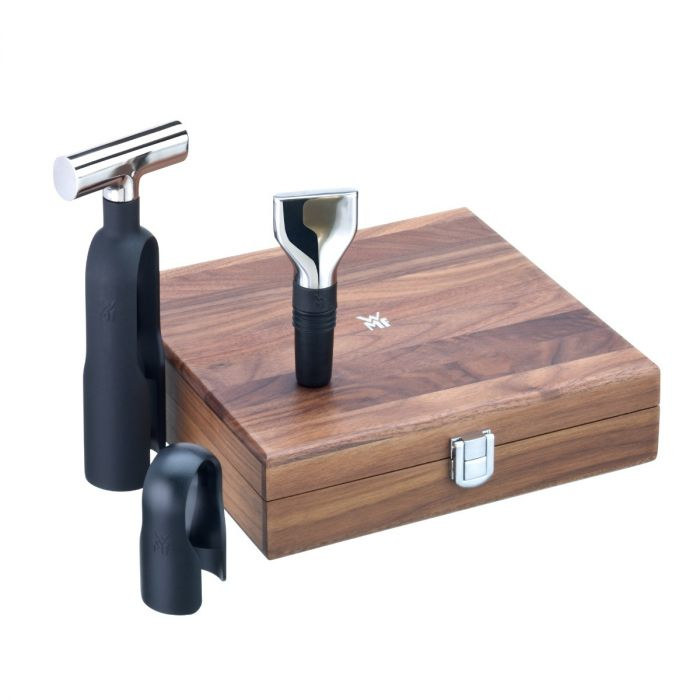 WMF Baric Sommelier-Set silber, schwarz
