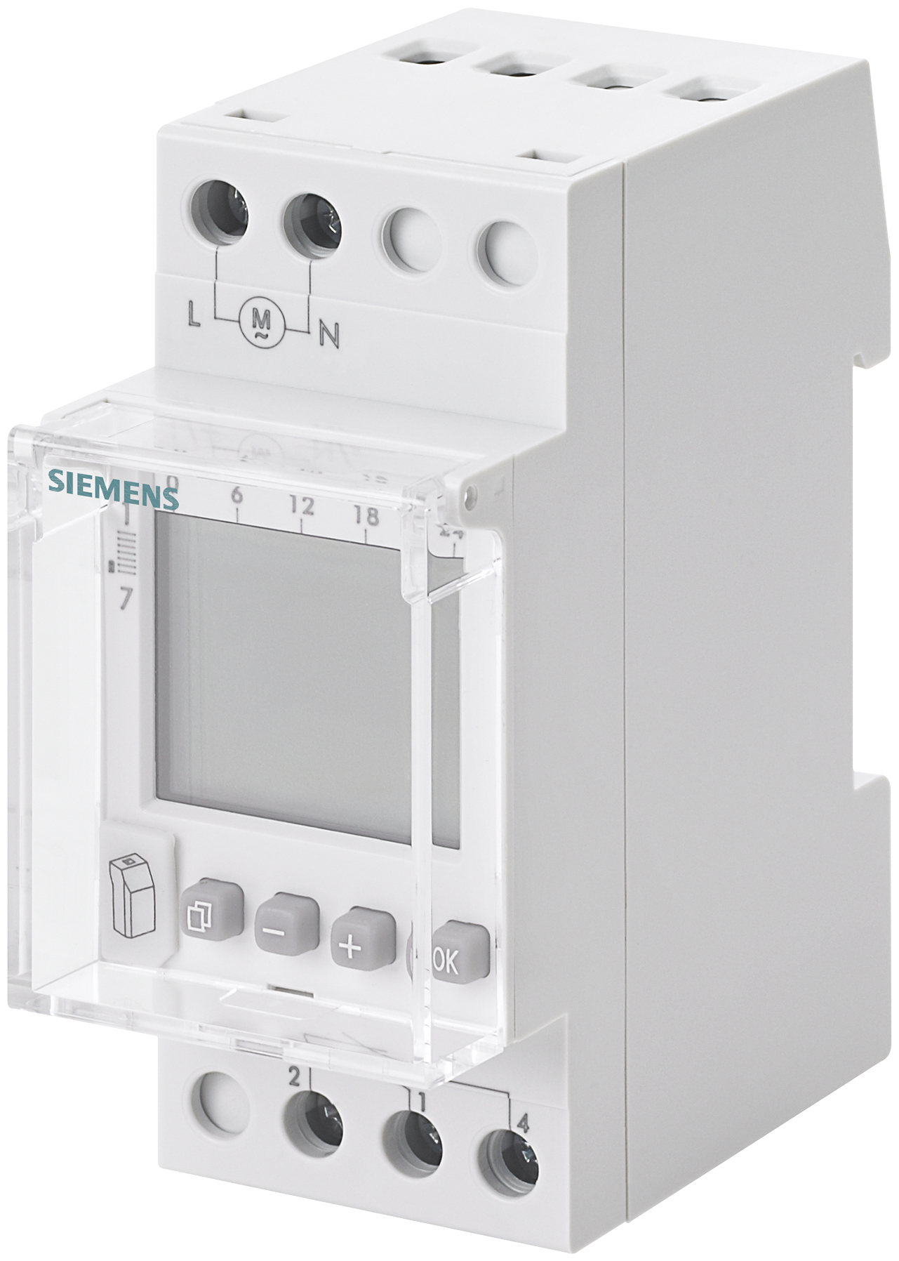 Siemens Hutschienen-Zeitschaltuhr digital 7LF4521-0 230 V/AC 16 A/250 V (7LF4521-0)