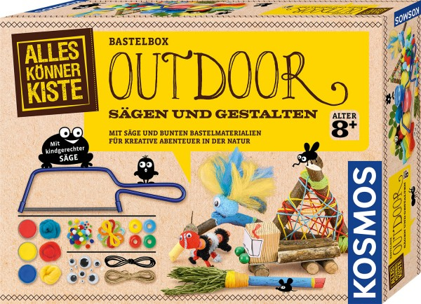 KOSMOS Experimentierkasten Outdoor Sägen und Gestalten mehrfarbig