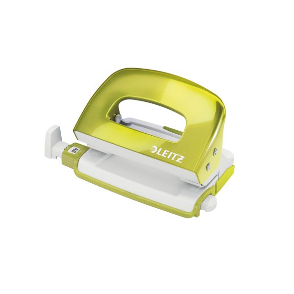 Leitz Locher Mini Nexxt Wow Metall 10 Blatt grün metallic