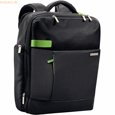 LEITZ® Complete Laptop-Rucksack Smart Traveller 6017, bis 15,6 Zoll / 39,6 cm, schwarz