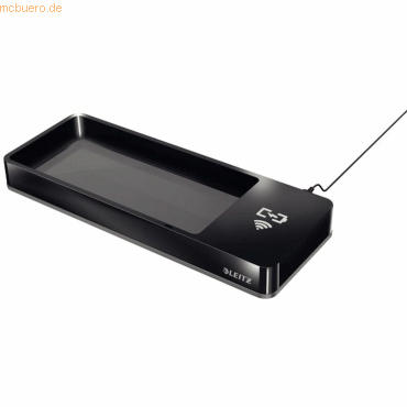 Stifteschale Leitz WOW, mit Induktionsladegerät, schwarz