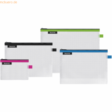 Leitz Traveller Zip-Beutel Wow in den Größen S/M/L/Kosmetik wasserabwe