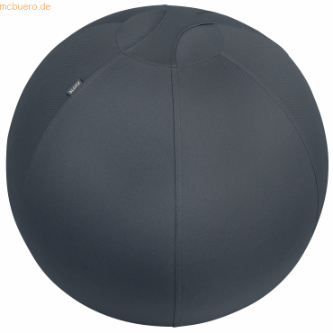 Sitzball Leitz Ergo Cosy, Stärkung der Rücken- und Rumpfmuskulatur, Stoffüberzug, ⌀ 650 mm, grau