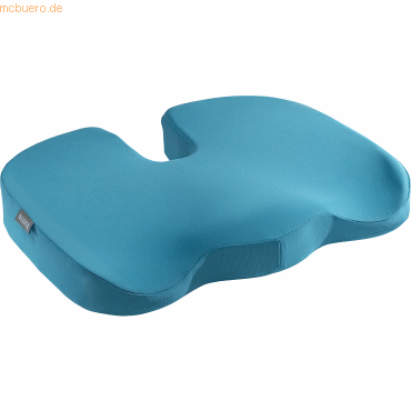 Leitz Sitzkissen Ergo Cosy, ergonomisch, abnehmbarer Stoffbezug, B 470 x T 370 x H 90 mm, blau