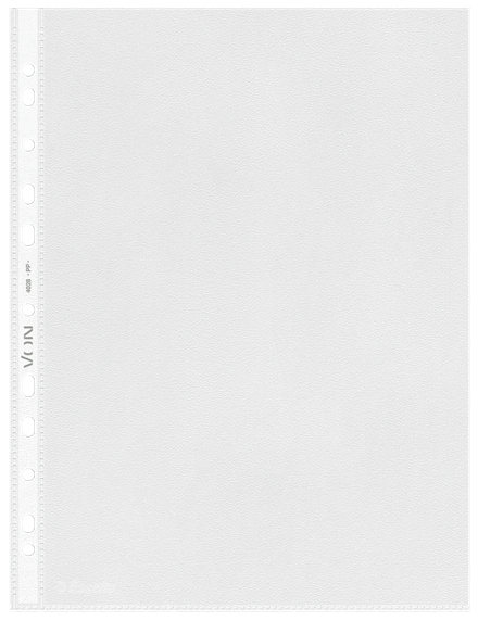 VON LEITZ Prospekthüllen DIN A4 transparent genarbt 0,065 mm, 100 St.