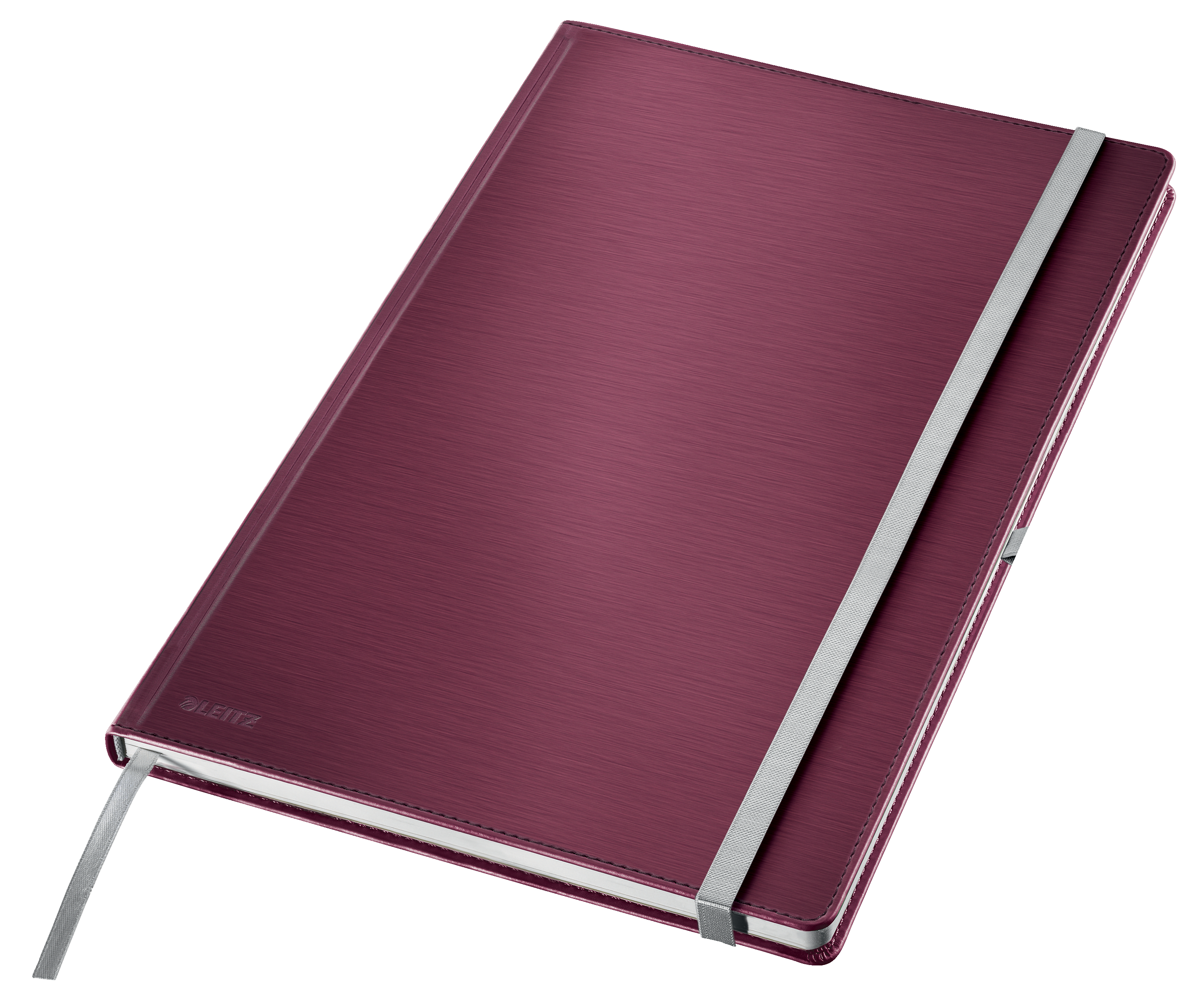 Leitz Notizbuch Style HC A4 kariert granat rot