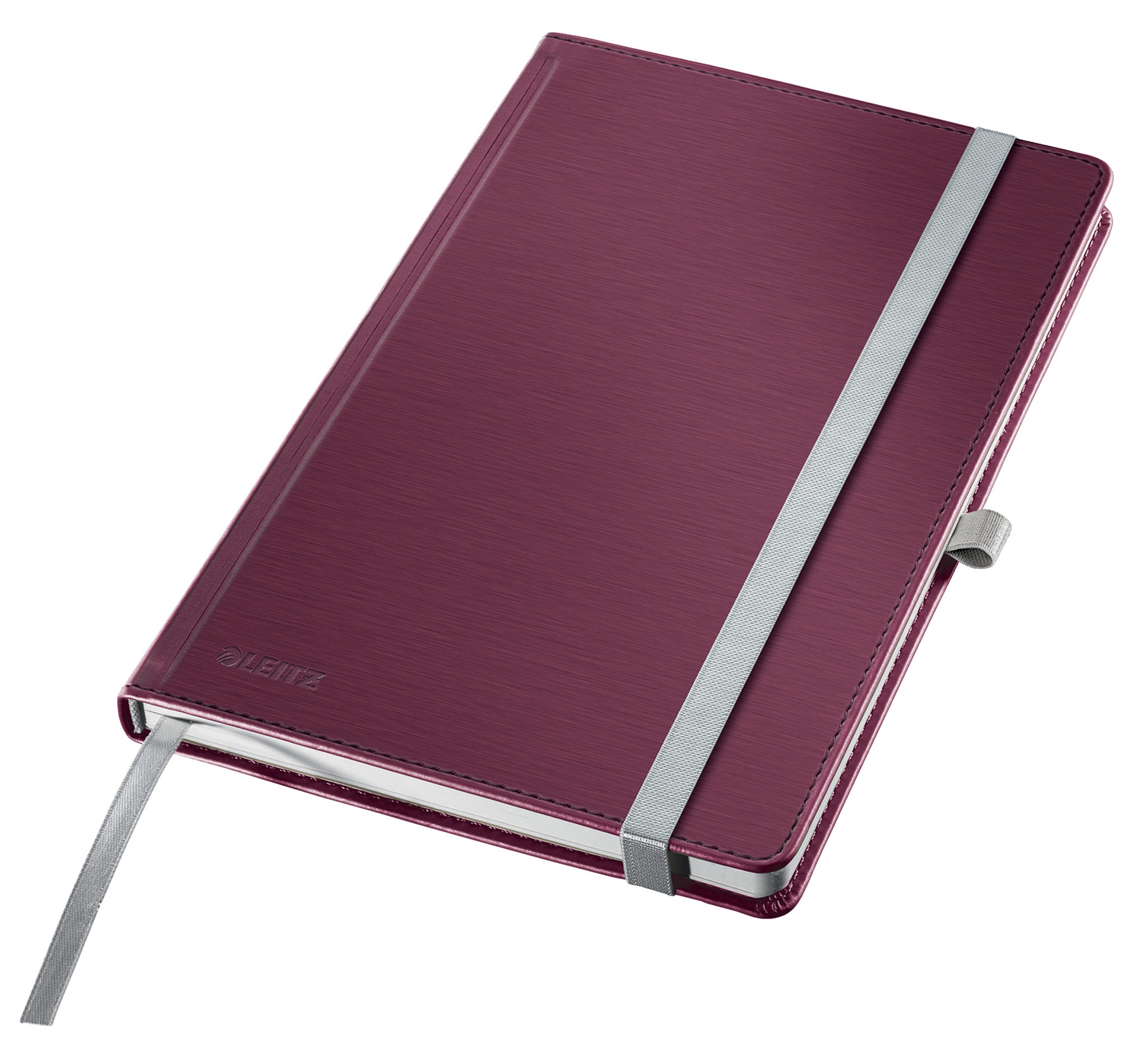 Leitz Notizbuch Style HC A5 kariert granat rot